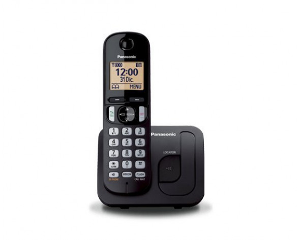 Panasonic KX-TGC210 Teléfono DECT Identificador de llamadas Negro