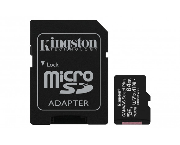 Kingston Technology Canvas Select Plus 64 GB MicroSDXC UHS-I Clase 10