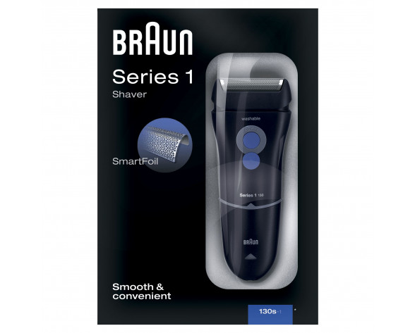 Braun Series 1 81282037 afeitadora Máquina de afeitar de láminas Recortadora Azul, Rojo