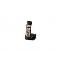 Panasonic KX-TGE310SPB teléfono Teléfono DECT Negro Identificador de llamadas