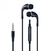 Contact Auriculares con cable , Jack 3.5 mm, Longitud 120 cm, Negro