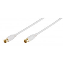Vivanco 48/20 150GW cable coaxial 15 m IEC Blanco