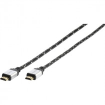 Vivanco 42202 cable HDMI 3 m HDMI tipo A (Estándar) Negro, Plata