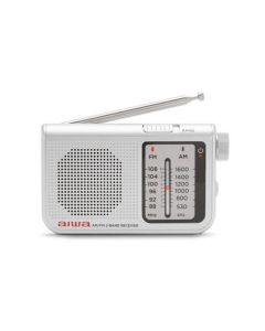 Radio portátil analógica Aiwa RS 55 Plata