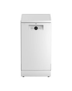 Lavavajillas 44.8 cm Beko BDFS26020WQ Clase E 10 Servicios 46 dB Blanco