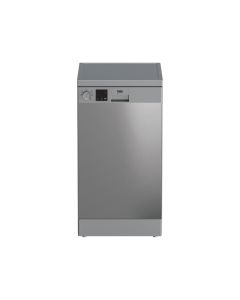 Lavavajillas 44.8 cm Beko DVS05024X Clase E 10 Servicios 49 dB Acero Inoxidable
