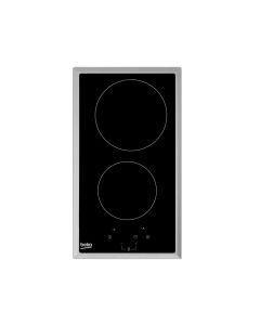 Placa vitrocerámica Beko HDMC32400TX 2 Zonas 30 cm