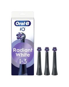 Set de 3 unidades de recambios Oral-B iO radiant White negros