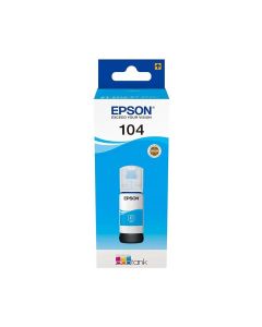 Botella Tinta Recargable Epson 104 Ecotank ET-2711 Cyan