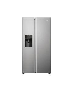 Frigorífico americano Haier HSR5918DIMP Clase D 1.775mX90.8cm No Frost Acero Inoxidable