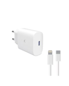 Cargador Pared 30W USB-C + Cable USB C a Lighting