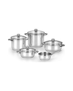 Batería de cocina Monix MA50001 OPTIMA2 5 Piezas Acero Inox