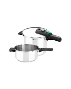 Olla a presión Monix Quick (set de 2) 4 y 6 Litros Apta para inducción - M560005