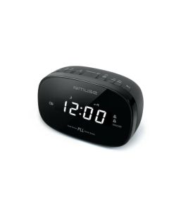 Radio Reloj Alarma Muse M155 CR Negro