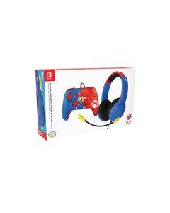 Bundle Mando + Auriculares para Super Mario Bros Nintendo Switch (LVL40+Rematch)