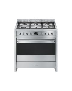 Cocina a gas Smeg A1_9 6 Zonas Gas Natural 90 cm