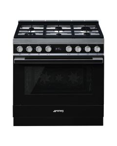 Cocina a gas Smeg CPF9GPBL 6 Zonas Gas Natural 90 cm