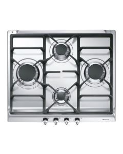 Encimera Gas Smeg SE60SGH3 4 zonas Gas Natural Inox