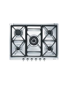 Encimera Smeg SE70SGH5 5 Zonas Gas Natural 68.5 cm