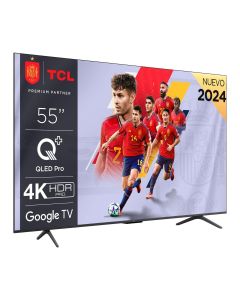 TV QLED 55" TCL 55C655 4k Ultra HD HDR Google TV 2.1 ONKYO Dolby Atmos