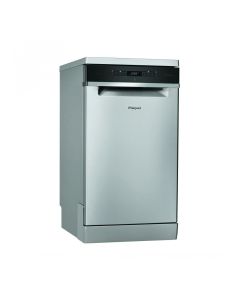 Lavavajillas 45 cm Whirlpool WSFO3O23PFX Clase E 10 Servicios 43 dB Plata 3ª Bandeja
